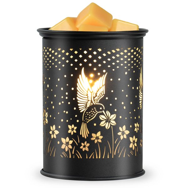 mocosa Metal Wax Melt Warmer, Wax Melter Scented Candle Burner, Wax Warmer as Gifts for Mom Grandma Women(Hummingbird)