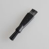 5 Pieces General Shaver Cleaning Brushes Replacement Double Ended Electric Shaver Razor Cleaning Brushes Black