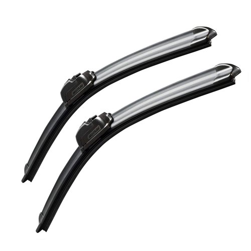 MOTIUM OEM QUALITY Premium All-Season Windshield Wiper Blades (24"+19" pair for front windshield)…