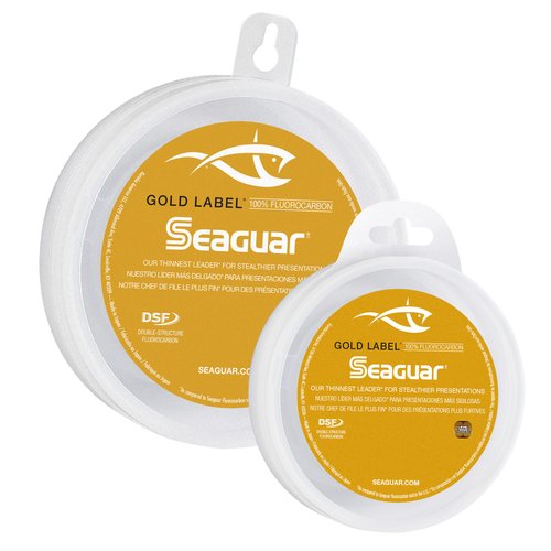 Seaguar Gold Label 100% Fluorocarbon Fishing Line leader, 40lbs, 25yds - 40GL25