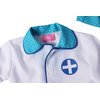 StoryBook Wishes Toddler Doctor Coat & Face Mask for Toddler Doctor Costume | Toddler Doctor Dress Up | Blue and White - For Ages 4-6