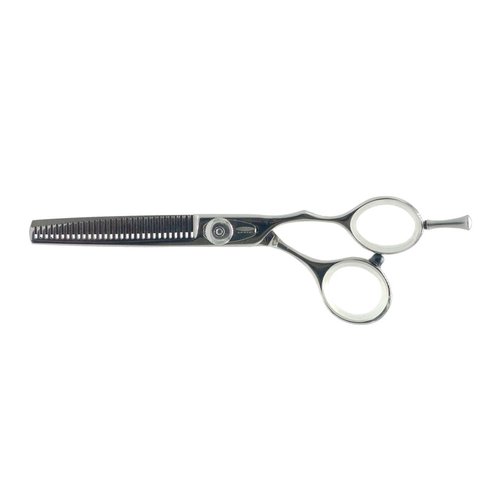 Cricket Logo Gold Series Pro 30T Thinning Shear Professional Stylist Barber Hair Cutting Scissors, Texturizing, Removing Bulk, Stainless Steel, Convex Edge. Includes a Hair Dryer Gift