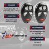 Key Fob Keyless Entry Remote fits Chevy Venture/Oldsmobile Silhouette/Pontiac Montana 2001 2002 2003 2004 2005 (L2C0007T), Set of 2