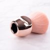 UNIMEIX Nail Dust Brush Round Head Nail Art Dust Powder Remover Cleaner Brush or Acrylic UV Gel Nail Arts Kabuki Nail Brushes For Cleaning (Rose)