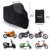 LIHAO Waterproof Motorcycle Cover Shelter Rain UV All Weather Protection