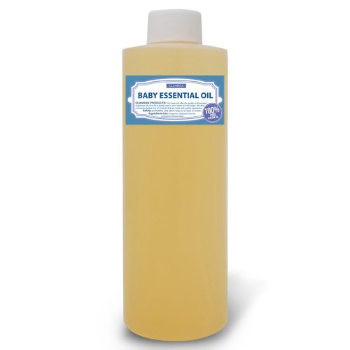 CLANRIZA Baby Powder Type Body Oil Scented Fragrance, 2 Fl Oz (Pack of 1)