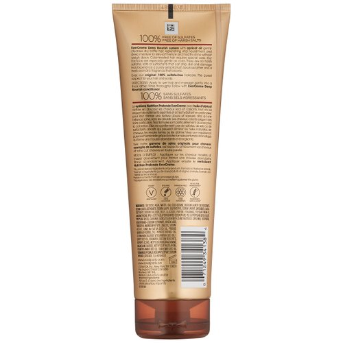 L'Oreal Paris Sulfate Free Shampoo, Triple Action Hydration for Brittle or Color Treated Hair, Apricot Oil Infused Hair Care, EverPure, 8.5 Fl Oz (Packaging May Vary)