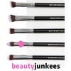 Small Concealer Brush Under Eye – Mini Tapered Kabuki Makeup Brush for Blending, Setting, Contour Eyeshadow, Powder, Cream Make Up, Vegan Synthetic