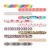 YIMICOO 12PCS Nail Files 150/150 Grit, Emery Boards for Nails, Professional Double Sided Nail File and Buffers for Women Girls Natural Acrylic Nails, Colorful, 7 Inches