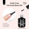 beetles Gel Polish, 3Pcs 15ml Base Gel and No Wipe Top Coat Gel Nail Polish Matte Coat Set, Shine Finish and Long Lasting, Soak Off LED Nail Lamp Gel Nail Polish DiY Design Gifts for Women