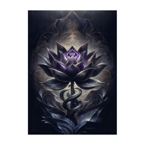 Hypttior MTG Card Sleeves - Black Lotus - 100ct Matte Art Card Sleeves, Perfect for MTG, TCG Cards
