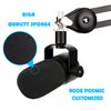 PodMic Pop Filter Foam Cover - Mic Windscreen Wind Cover Customized for Rode PodMic Podcasting Microphone to Blocks Out Plosives（2Pcs）