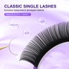 NAGARAKU Eyelash Extensions Individual Lashes 0.07mm D curl 14mm Classic Matte Black Soft Natural Professional 16 rows Beauty Salon Supplies