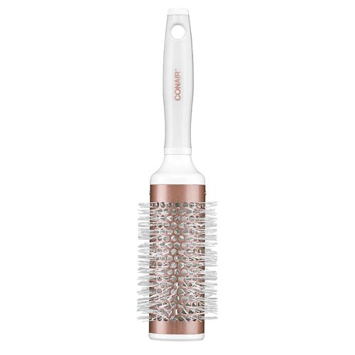 Conair Ceramic Round Brush for Blow-Drying, Thermal Ceramic Brush for Smoothing and Waves, Packaging May Vary, 1 Count