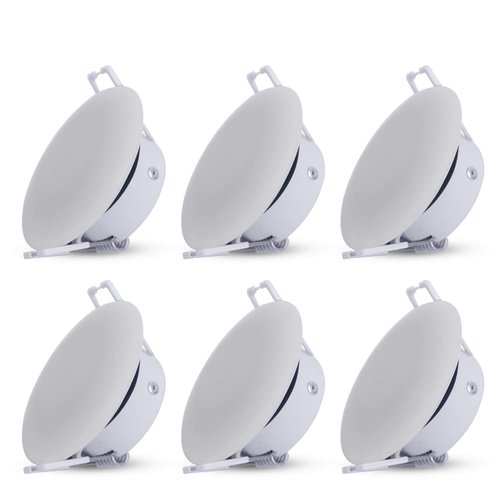 Facon 3 Inch LED RV Puck Light, DLFST3-008, Full Aluminum Recessed Mount Down Light 12V Interior Light for RV Motor-Homes Camper Caravan Trailer Boat, 4000K Cool White (6 Packs)