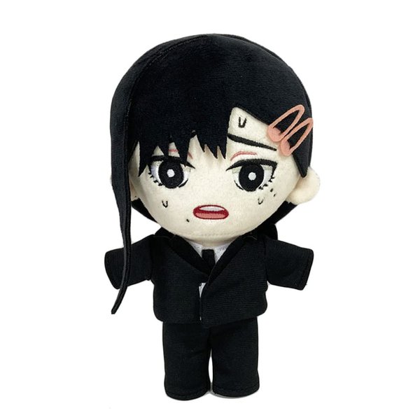 JCvCX Cute Girl with Dual Pink Hairpins Plush Toy Plush Figure Stuffed Plushies Plush Doll Soft Plush Pillow Cloth Detachable Figurine