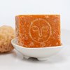 Moon Valley Organics Natural Body Wash and Face Wash Soap Bar Natural Bar Soap, Pack of 3, Orange Spice