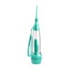 Cordless Water Flosser Non-Electric Portable, Manual Air Pressure Simple Operation, Bottle Strengthening Dental Oral Irrigator for Home & Travel, Green.