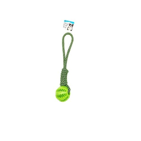 Dog Pull Toy with Chew Ball