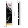 Ownest 3 Pcs Double-sided Liquid Eyeliner Pen,with Eye Makeup Stamp Super Slim Gel Felt Tip High Black Pigment,Waterproof Smudgeproof Long Lasting Eyeliner Eye Tattoo Makeup Tool