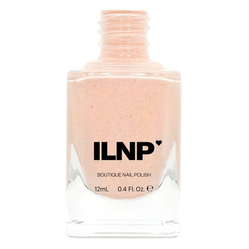 ILNP Cottontail - Soft Apricot Speckled Nail Polish, 7-Free, Non-Toxic, Vegan, Cruelty Free, 12ml
