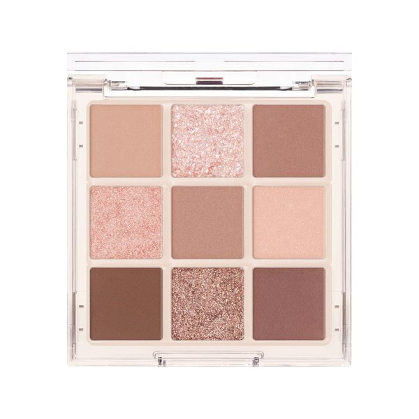 EGLIPS Flash Shadow Palette – Glitter & Matte Eyeshadow Palette, Highly Pigmented Metallic, Satin Finish, Long-Lasting Shimmer, Moist & Soft Jelly Texture, Korea Eye Makeup (06 STARRY NIGHT)