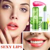 WYBLZPXZ 3 Pcs Aloe Vera Lipstick,Long Lasting Lip Care Nutritious Plumper Lip Balm Moisturizer Magic Temperature Color Change Lip Gloss