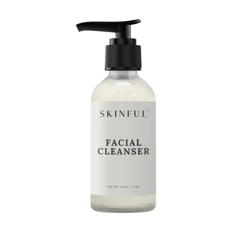 Skinful Gentle Facial Cleanser Face Wash - Deep-Penetrating Skin Cleanser for All Skin Types - 4oz