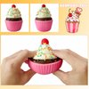 funnysquee Slow Rising Ice Cream Cake Cup Squishies Toy for Kids Birthday Gift,Cute Stress Relief Simulation Lovely Squishys Squishi Squeeze Toys