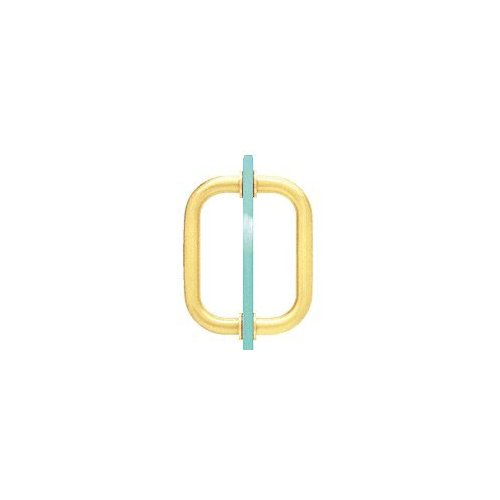 CRL 6" Brass Tubular Back-to-Back 3/4" Diameter Shower Door Pull Handles