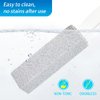 4TH Pumice Stone for Toilet Bowl Cleaning,Scouring Stick with Handle,Powerfully Away Limescale Stain,Hard Water Ring, Calcium Buildup,Iron,Rust.Remover for Tile Bath-tub - 2 Pack