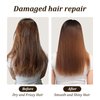 Tgideas Hydrating Collagen Hair Mask for Dry Damaged Hair-Deep Repair Conditioning Treatment Hair Smooth Masque for All Hair Types 8.45 Oz