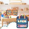 GRAOSO Carrying Case Compatible with Little Tikes Story Dream Machine Books, Hold Up to 8 Characters and 24 Books, Toy Storage Bag for Storybook, Character Collection, Blue (Bag Only)