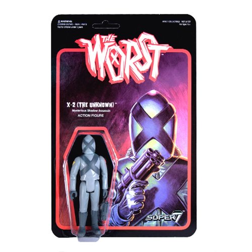 Super7 X-2 The Unknown The Worst Reaction Action Figure