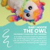 SnugArooz Baby Hootie The Owl – Crinkle & Squeak Dog Toy with Repair Patch – Soft Plush for Engaging - Endless Fun for Small Dogs and Puppies