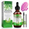 Organic Rosemary Oil for Hair Growth 2.02 Fl Oz with Scalp Massager, Pure Rosemary Essential Oil for Eyelashs, Eyebrows, Face, Skin Care, Body Massage, Nourishes The Scalp, Improve Blood Circulation