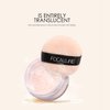 FOCALLURE Oil Control Loose Face Powder, Translucent Loose Setting Powder, Shine-Free Matte Finishing Powder, Long-lasting & Lightweight Sets Foundation Makeup, Includes Velour Powder Puff, Natural