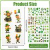 20 Sheets St Patricks Day Clover Temporary Tattoos, St Patricks Tattoos Lucky Shamrock Tattoos St Patricks Day Stickers for Irish St. Patrick's Day Party Favors Decorations