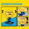 Minions Despicable Me 4 Toys, 4.7 Inch Mega Dave Action Figures,6 Changeable Facial Expressions with Hidden Pocket Minion Model Kits, Gifts for Kids Ages 8 Years & Older