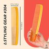 Styling Gear SG304 XL Wide Teeth Comb For Woman Styling Hair Comb, Barbers And Stylists Hair Clipper Comb. 1 Piece (Orange)