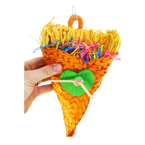 Bonka Bird Toys 950 Foraging Bouquet Toy African Grey Conure. Quality Product Hand Made in The USA.