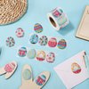 500pcs Happy Easter Stickers Roll, Easter Bunny Rabbit Eggs Decals Self-Adhesive Labels for Scrapbooking Envelope Art Craft Cards Gift Holiday Kids Party Decoration Supplies (8 Styles)