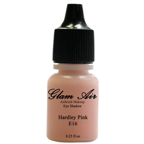 Glam Air Airbrushsh Eye Shadow Colors Water-based 0.25 Fl. Oz. Bottles of Eyeshadow(Choose Your Colors From Menu) (E16- HARDLEY PINK)