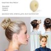 SQULIGT 12 Pcs Small Hair Bun Maker, Small Hair Donut Set for Kids Girls Women, Hair Donut Bun Maker Tool for Short and Thin Hair Crown Shapers Accessories (Size S/ 2.3 Inch, Beige)