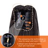 HSPCYGG Brown Clip Ponytail Synthetic Fake Pony Tails 22" 5.3 OZ Wavy Black Hair Extensions Hairpieces Women Wig Natural Yaki Fluffy¬ Tangled