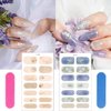 Sutaozhi Semi Cured Gel Nail Strips Stickers for Nail Art 8Sheets Gel Nail Stickers Flowers Heart Star French Nail Design Nail Wraps Decals Glitter Nail Polish Strips Nail Decoration for Nail Supplies