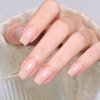 SHOYUM Nude Pink Gel Nail Polish,15ml Natural Jelly Sheer Pink Gel Polish Color Soak Off UV LED Nail Art Starter Manicure Salon DIY at Home