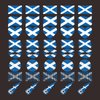 Meme Series Womaha 40 Sheets Scotland Flag Temporary Tattoos for Kids Football Temporary Face Tattoos…