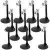 Yaocom 12 Pcs Black Adjustable Doll Stand for 8 to 12 Inch Dolls Action Figure Display Stand with Expandable Waist Wire Reusable Doll Support Stand for Doll and Action Figure Accessories