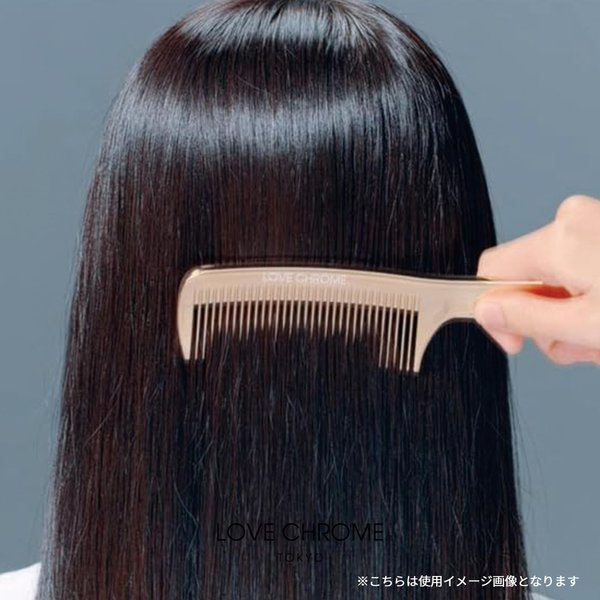LOVE CHROME INBATH TETSUKI PREMIUMBLACK/Japanese artisan hair comb
